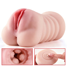 Laden Sie das Bild in den Galerie-Viewer, 7 vibrierende realistische Vagina-Taschenmuschi 1KG