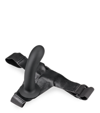 Laden Sie das Bild in den Galerie-Viewer, 15 cm langer Silikon-Strapon mit gebogener Spitze