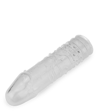 Laden Sie das Bild in den Galerie-Viewer, 16 cm langes Penissleeve mit Massageeffekt in L-Größe