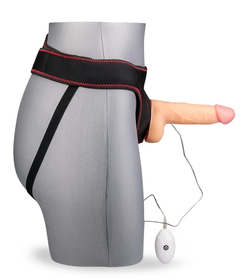 18 cm langer Umschnalldildo mit 10 Modi