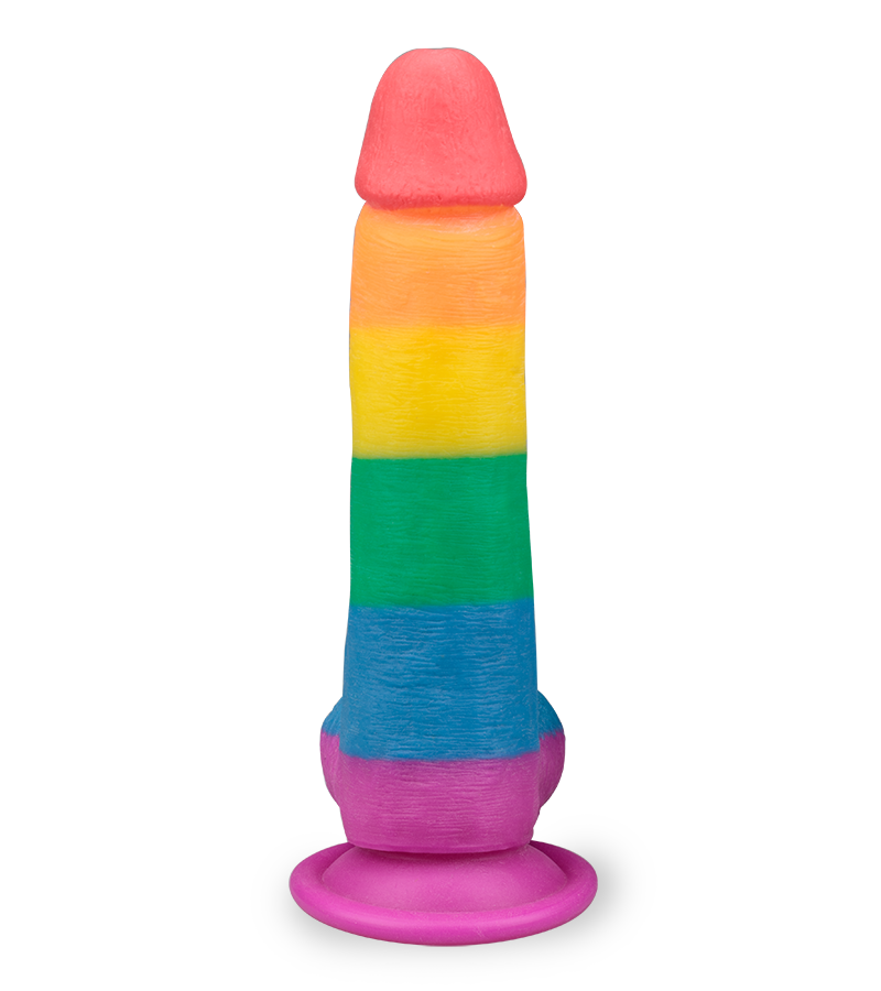 19 cm langer Saugnapf-Dildo Pride