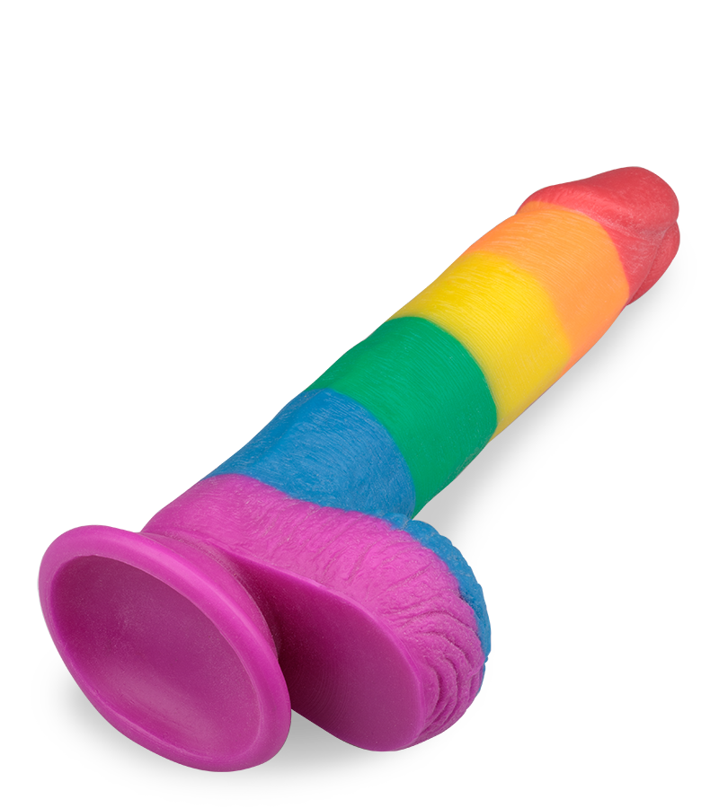 19 cm langer Saugnapf-Dildo Pride