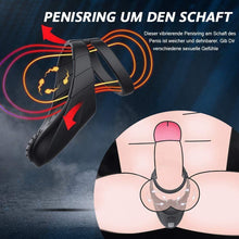 Laden Sie das Bild in den Galerie-Viewer, Dual Penisring 10 Vibration Teaser Punkte Streifen