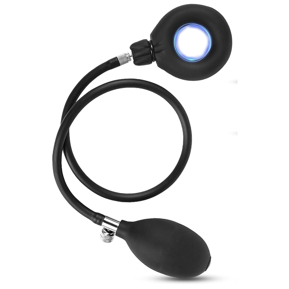 Bondage Silikon Aufblasbarer Penisring Pumpe SM Cockring Erektion Trainer