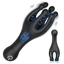 Laden Sie das Bild in den Galerie-Viewer, 360°Körner Stimulation Masturbator Penismassage mit 10 Leistungsstarke Vibrationsmodi