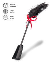 Laden Sie das Bild in den Galerie-Viewer, 2-in-1-Reitgerte mit Feder