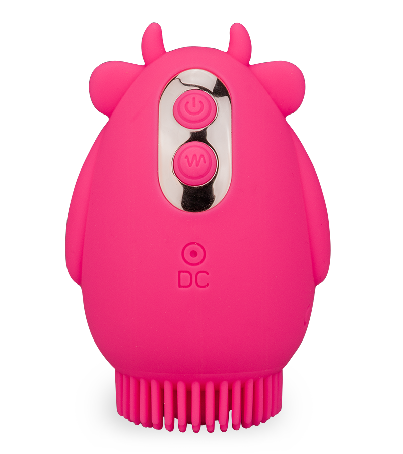 2-in-1-Stimulator mit Druckwellen und Vibration Crazy Cow