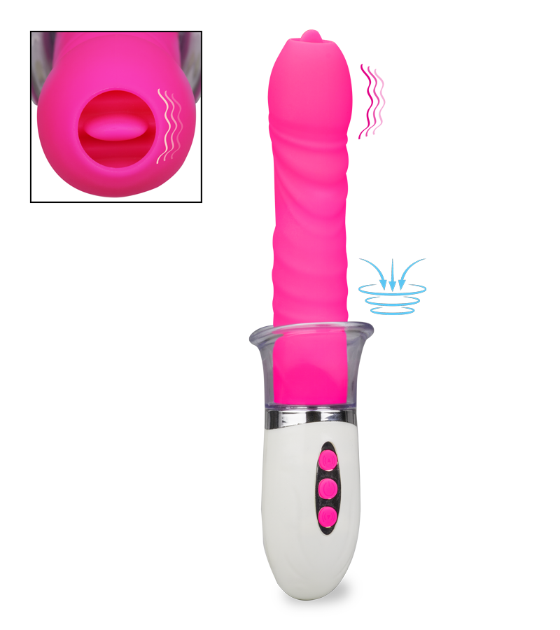 2-in-1-Vaginapumpe und Vibrator Eleven