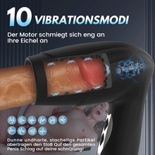 Laden Sie das Bild in den Galerie-Viewer, Blowjob Training Eichel Vakuumsaugen 10 Vibrationsfunktionen männliches Penistraining Masturbation