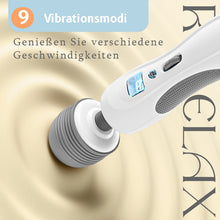 Laden Sie das Bild in den Galerie-Viewer, Tragbarer Zauberstab Leichtgewicht mit 8 Vibrationen 9 Geschwindigkeiten Biegsames Massagegerät