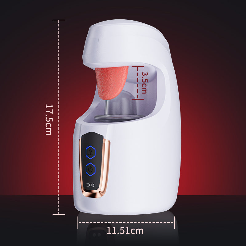 Blowjob Queen 10 Klopfen Stoßen männlicher Eichel-Trainingsstimulator