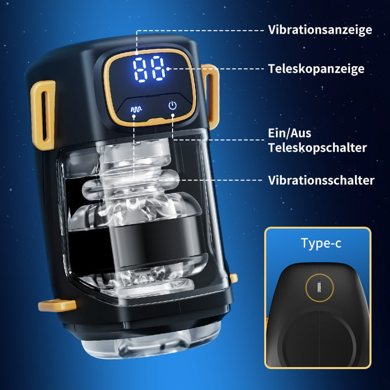 DeepRide X ThrustMate Pro – Masturbator mit 300 Stößen/Min