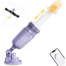 Laden Sie das Bild in den Galerie-Viewer, App-gesteuerte Stoß- und Heiz-Sexmaschine für G-Punkt- oder Analstimulation mit Beinschlaufen