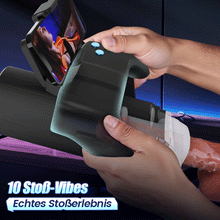 Laden Sie das Bild in den Galerie-Viewer, Turbo - Seekheart 10-Modus Explosiver Stoß-Stroker – Immersives Gamepad-Design mit Handyhalter