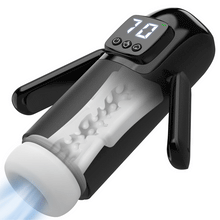 Laden Sie das Bild in den Galerie-Viewer, Phantom - 7 Saugungen 7 Vibrationen Doppelgriffe Grobe Granulat-Kanaltextur Männer-Mast