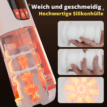 Laden Sie das Bild in den Galerie-Viewer, Vulcan - Pulse 9 Stoß- und Vibrationsmasturbatorbecher