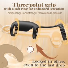 Laden Sie das Bild in den Galerie-Viewer, Triple Ring 10 Vibration Couples Use Silicone Material Vibrating Cock Ring