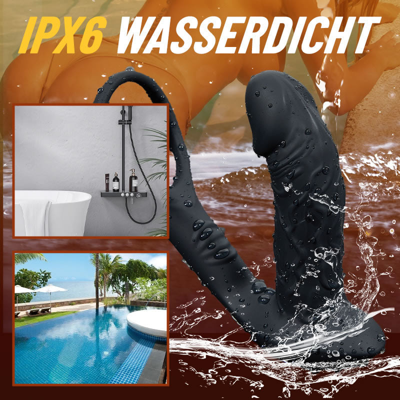 9-fach Wackel- & Vibrations-Analvibrator mit App-Steuerung und Penisring