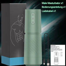 Laden Sie das Bild in den Galerie-Viewer, 10 Saug- &amp; 10 Vibrations-Vakuum-Penis-Pumpe Vergrößerungspumpe männlicher Masturbator