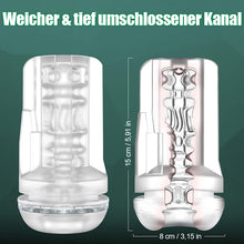 Laden Sie das Bild in den Galerie-Viewer, 10 Saug- &amp; 10 Vibrations-Vakuum-Penis-Pumpe Vergrößerungspumpe männlicher Masturbator