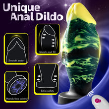 Laden Sie das Bild in den Galerie-Viewer, Unique Hybrid Design Vibrating Anal Dildo With Suction Cup