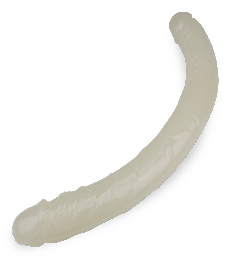 37 cm langer phosphoreszierender Doppeldildo Lumino
