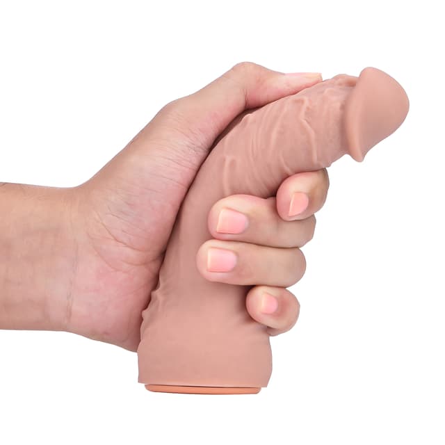Doppeldildos – Silikon-Umschnalldildo mit abnehmbarer Steuerung und Vibration