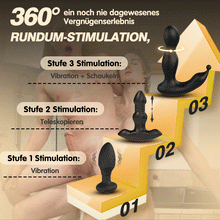 Laden Sie das Bild in den Galerie-Viewer, Schwingender Engel - 10 Vibrationsmodi, 5 Schwingungsmodi, 360° Rundum-Stimulation, Prostata-Orgasmus-Meister