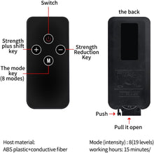 Laden Sie das Bild in den Galerie-Viewer, BDSM Elektro Shock Dual Penisring Hodenring Set,Elektrische Stimulation Massager Penis Erektion Enhancer SM Verzögerung Ring Sex Spielzeug für Männ