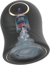 Laden Sie das Bild in den Galerie-Viewer, Elektrische Masturbator Cup mit 12 Vibrationsmodi – Taschenmuschi für Männer, Wasserdichter Masturbator mit Spiralstruktur, Vibratorensets Sexspielzeug für Männer Solo &amp; Paare