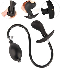 Laden Sie das Bild in den Galerie-Viewer, Aufblasbarer Butt Plug Prostata Massagegerät mit Metallport, Anal Sex Toy für Anfänger Fortgeschrittene Anal Plug für Männer Frauen Prostata Vagina Stimulation