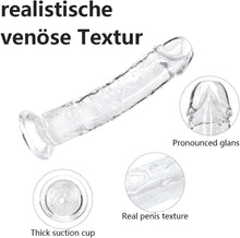 Laden Sie das Bild in den Galerie-Viewer, 18cm Kleiner Penis Dildo für Frauen, Weicher Realistischer Anfänger Sexspielzeug Gelee Dildo mit Sauger für Damen Paare Erwachsene Sex Spielzeug &amp; Spiele
