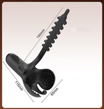 Laden Sie das Bild in den Galerie-Viewer, Vibrator Cockringe Extrem Silikon Penisring Vibratoren mit Hoden Vibrierende Cockring für Männer mit 10 Vibrationmodis für Penis Sex Spielzeug für die Männer Stimulation Sex Toy