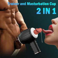 Laden Sie das Bild in den Galerie-Viewer, Aegis - Handheld 8 Vibrating 5 Thrusting Male Masturbtor
