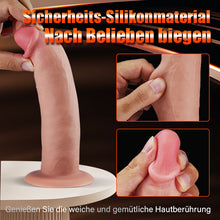 Laden Sie das Bild in den Galerie-Viewer, Widowmaker 10 Vibrations 7 Einstellbare, vollständig vorhaut Frequenzen Dildo mit Saugnapf-Basis