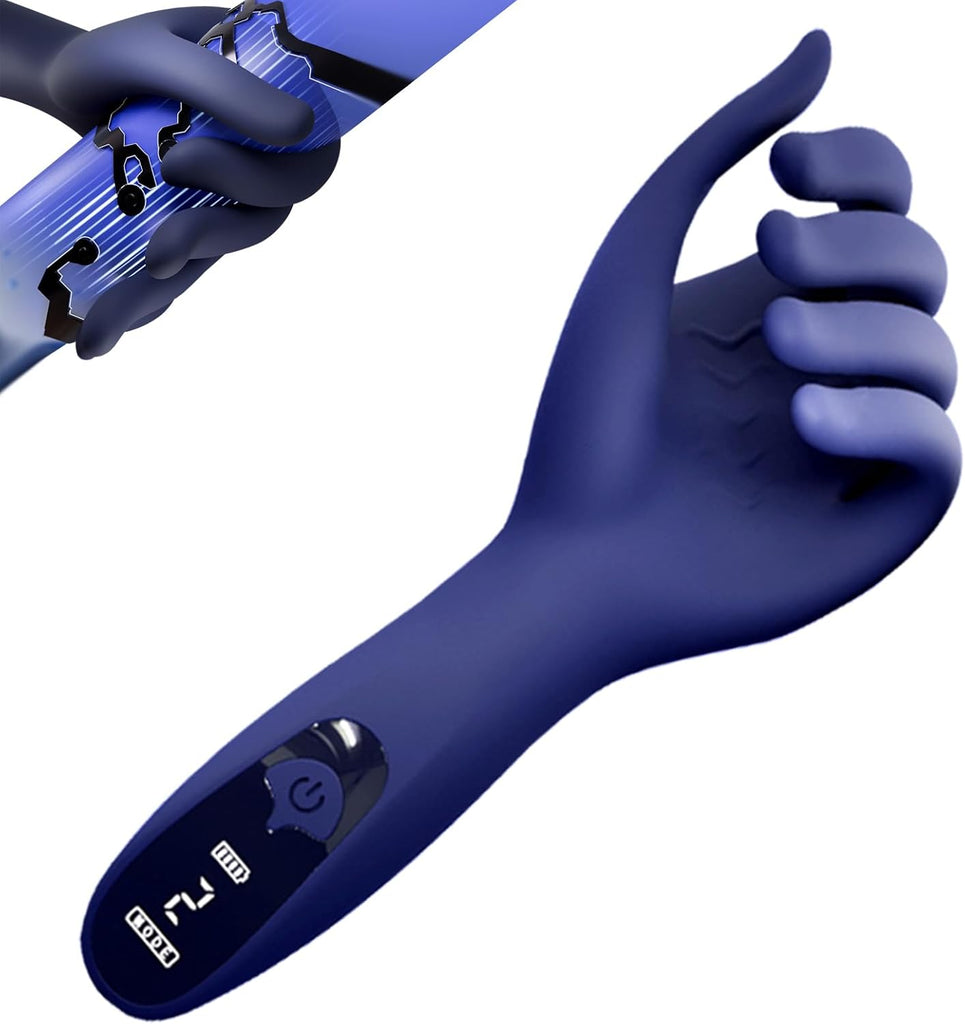 Finger Penis Trainer Vibrator mit 9 Vibrationsmodi,Eichelvibrator Eichel Stimulator Masturbatoren Mann Sexspielzeug für Männer Solo