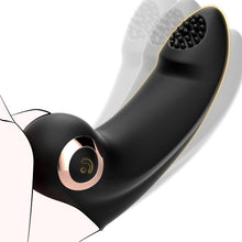 Laden Sie das Bild in den Galerie-Viewer, Fingervibrator für Sie Klitoris und G-Punkt mit 10 Vibrationsmodi, Erotik Sex Toy Tragbare Nippel Stimulator Fingerhülle mit Silikon Textur Bürste Sexspielzeug für Paare Frauen