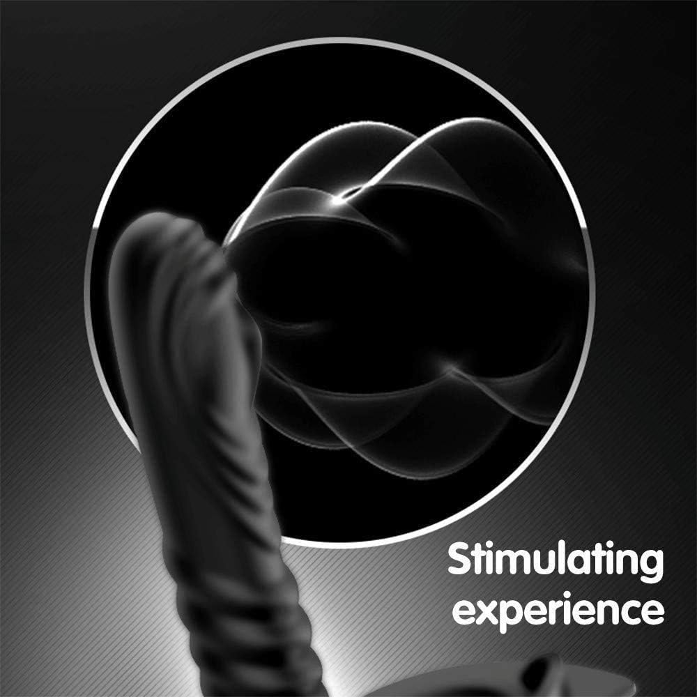 Doppelpenetration Anal Vibrator mit vibrierendem Cockring, Fernbedienung Doppelstimulation Anal Plug Penis Ring Sexspielzeug für Männer, Frauen und Paare