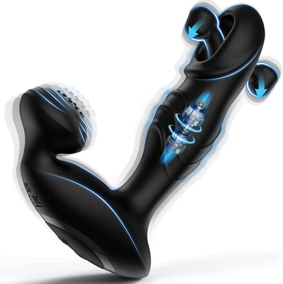 Analvibratoren für Männ Prostata Stimulation Männer Analplug für männer mit 10 Schlagmodi 10 Vibrationen Sexspielzeug für die Männer Anal Vibrator Dildo Vibratorensets für Männer Perineum Stimulation