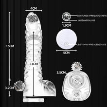 Laden Sie das Bild in den Galerie-Viewer, Dildo Vibrator mit 10 Vibrationmodi und Fernbedienung Analvibrator Buttplug Klitorisstimulator G-Punkt-Prostata-Stimulator Klitoris-Massagegerät Analdildo für Frauen Männer Paare