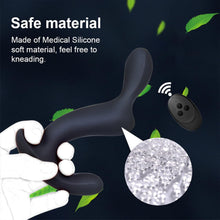 Laden Sie das Bild in den Galerie-Viewer, 3 Motoren Analvibratoren für Mann Prostata Stimulation Anal Plug Sexspielzeug Vibrator Dildo Vibratoren Silikon Sex Toy IPX7 Wasserdicht USB Ladekabel Sex Spielzeug für die Männer Frau