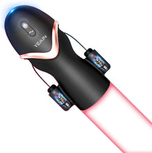 Laden Sie das Bild in den Galerie-Viewer, Elektrischer Masturbator Cup mit 10 Vibrationsmodi - Penisvergrößerung Training Masturbieren Penis Vibrator Masturbatoren Sex Spielzeug für die Männer Solo Sextoysets für Men