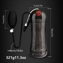 Laden Sie das Bild in den Galerie-Viewer, Elektrischer Penistrainer Stroker Blowjob Masturbatoren mit 10 Massagefunktion