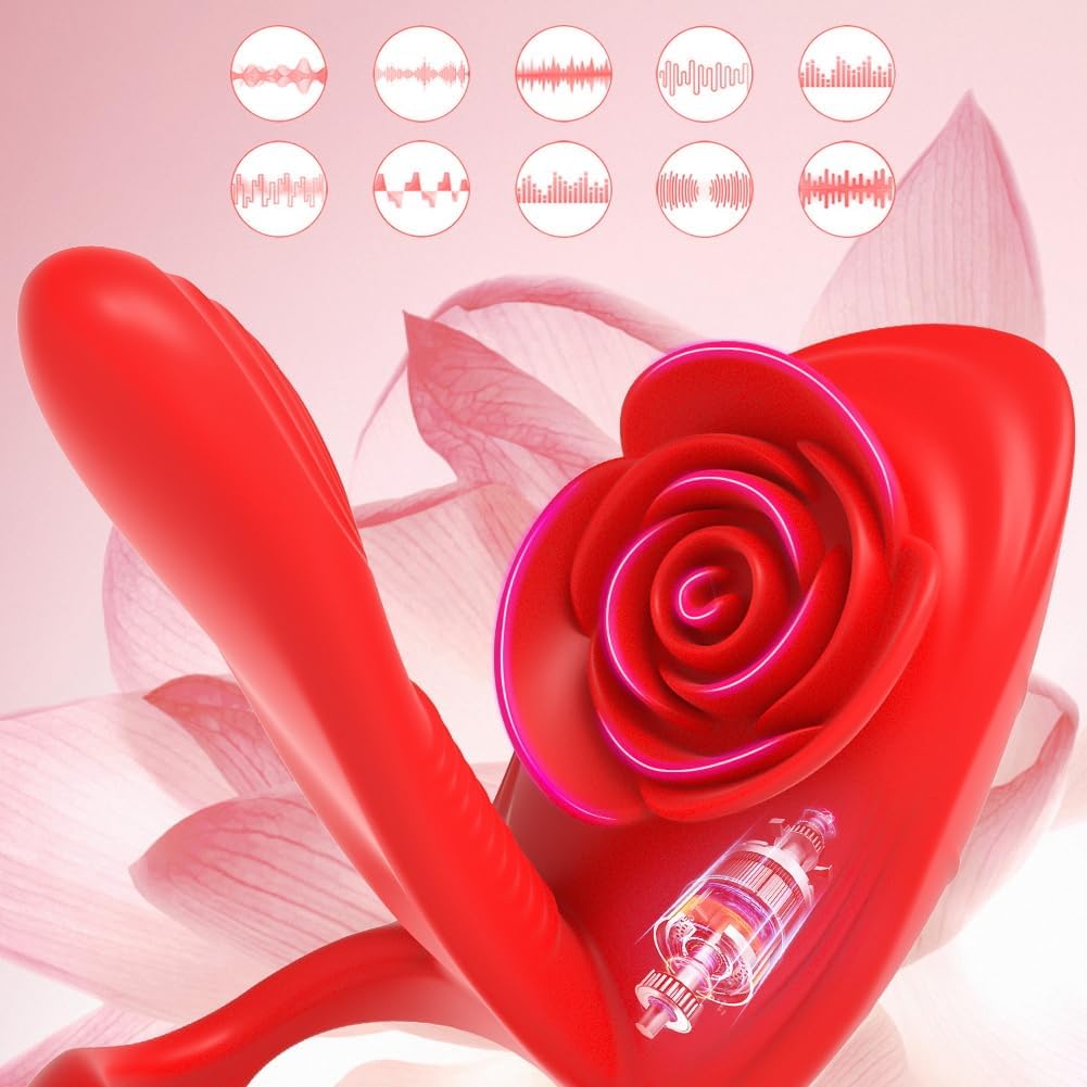 Vibrierender Penisring mit Klitoris Stimulator Penisring Vibrator mit 10 Vibrationsmodi Cockring zur Erektion Verbessern Verzögerte Ejakulation Männer Sexspielzeug für Paare Extrem Sex