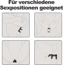 Laden Sie das Bild in den Galerie-Viewer, Cockring Sex Spielzeug für die Männer - Penisring &amp; Hodenring für den Mann - Perfekte Passform, Dehnbare Cockringe für härtere Erektionen, Penis Ring Erotik Sex Spielzeug für Paare Extrem, schwarz