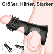 Laden Sie das Bild in den Galerie-Viewer, Cockring Sex Spielzeug für die Männer - Penisring &amp; Hodenring für den Mann - Perfekte Passform, Dehnbare Cockringe für härtere Erektionen, Penis Ring Erotik Sex Spielzeug für Paare Extrem, schwarz