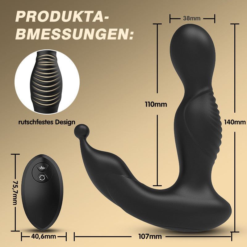 Schwingender Engel - 10 Vibrationsmodi, 5 Schwingungsmodi, 360° Rundum-Stimulation, Prostata-Orgasmus-Meister