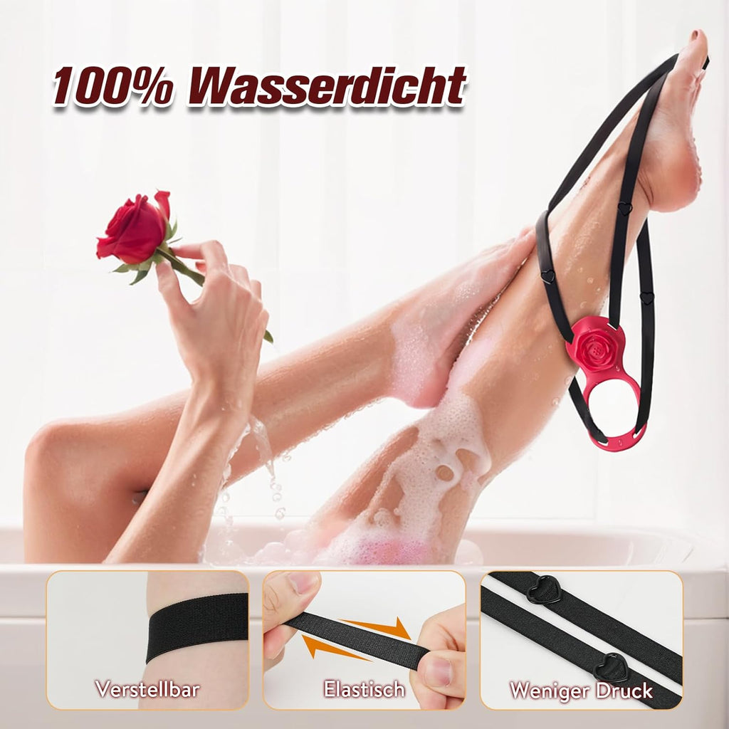 Sex Spielzeug für die Paare Frau Männer, BDSM Rose Vibration für Frauen, Vibratorensets für Frauen Klitoris mit Fernbedienung Leise, Penisring Vibrator App, Erotisches Sexspielzeug Sex Maschine Spiele