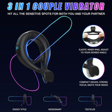 Laden Sie das Bild in den Galerie-Viewer, Vibrierender Penisring, Sexspielzeug für Männer und Paare, flexibler Penisring-Vibrator aus Silikon mit 9 leistungsstarken Einstellungen zur Stimulation von Klitoris und Hoden
