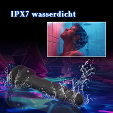 Laden Sie das Bild in den Galerie-Viewer, Analplug Sex Spielzeug für die Männer Frauen, Wriggelnde Rotierende Vibrierende Prostata Stimulation Männer Saugnapf mit Fernbedienung, Anal Dildo Vibrator Analvibratoren für Mann Sexspielzeug